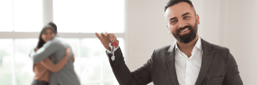 A portrait of an expert mortgage broker.